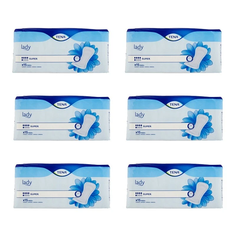 6pz TENA Lady Super odour control 90 assorbenti - Imagen 3 de 4