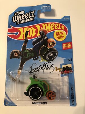 Hot Wheels Wheelie Chair RARE ~ Aaron Wheelz Fotheringham 22/250