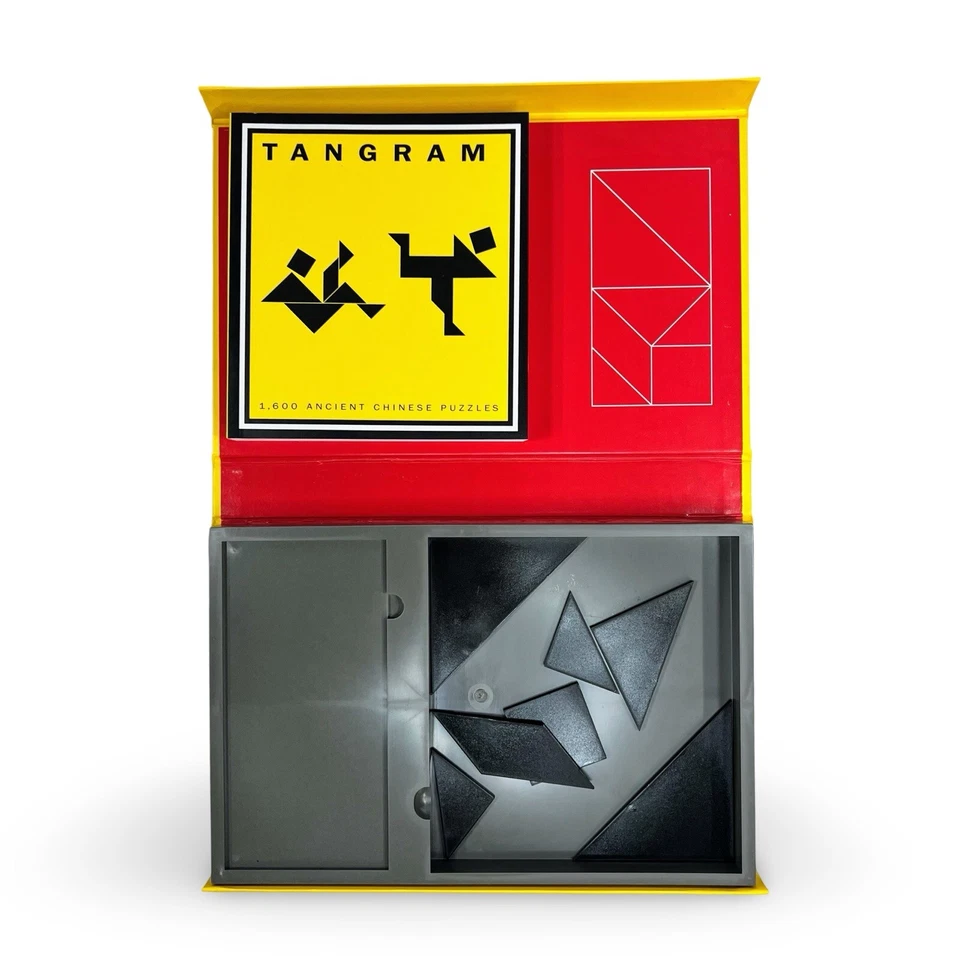 Tangram 1600 Rompecabezas Chinos Antiguos Juego Mental Pensamiento Cerebral Aprender Creativamente Casi Nuevo Foto 4 de 4