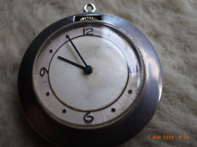 ELGIN Taschenuhr St. Christopher Sterling Silber