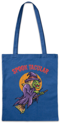 Spooktacular Stofftasche Einkaufstasche Gamer Gaming Nerd Fun Witch Halloween