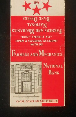 1950s Farmers and Mechanics National Bank Don't Spend It All Frederick MD MB