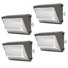 Outdoor LED Wall Pack Light 120W Industrial Wall Mount LED Light with Photocells