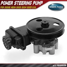 Power Steering Pump with Reservoir without Pulley for Dodge Neon 2003-2005 2.0L