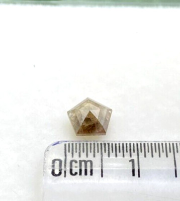 Natürlich Kostüm Diamant 0.99tcw Gelb Farbe Fünfeck Brilliant Schliff Diamant