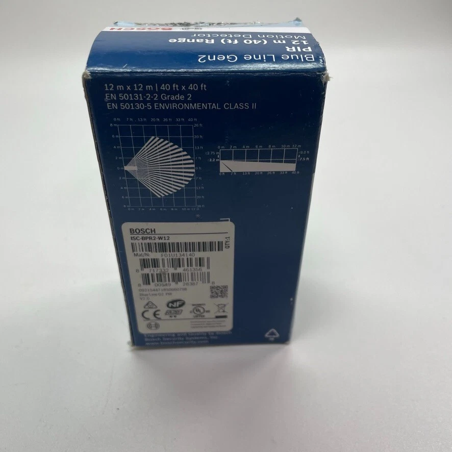 Bosch ISC-BPR2-W12 Blue Line Gen 2 PIR Motion Detector 40' x 40' OPEN BOX - Image 3 of 4