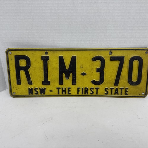 Australia New South Wales The Premier State License Plate SQJ 295 NSW