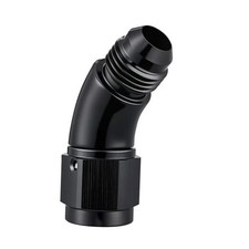 Female to Male Full Flow Swivel Coupler Union Fitting Adapter 6AN 45 Degree