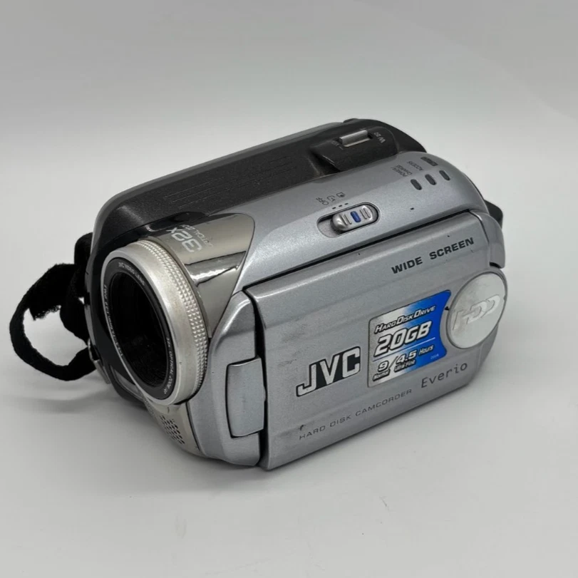 JVC Everio GZ-MG26AA 20GB HDD / SD Camcorder + Accessories Tested Working - Image 2 of 4