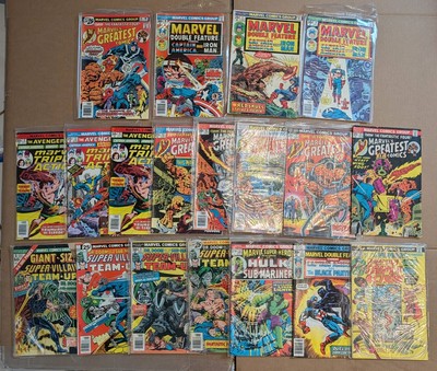 Lot 19 Marvel Super-Villain Team-Up Double Feature Triple Action Comic Lot Group