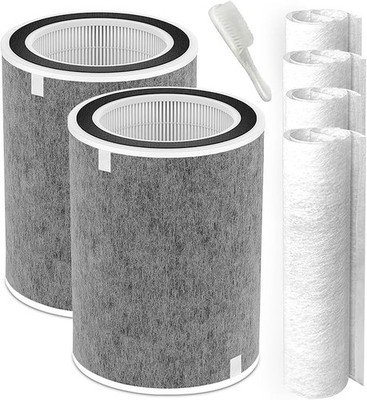 Replacement Air Purifier Filters 2 Pack HP302 HP201 for Shark HP302 HP301 HP201