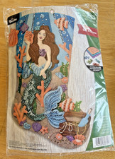 NEW Bucilla SEA PRINCESS Felt Stocking Kit Me...