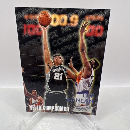 Tim Duncan #NC11 1997 Stadium Club Never Compromise card