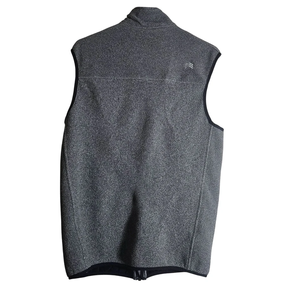 Solaris Men’s Gray Fleece Vest M Outdoor Utility Quiet Luxury Athflow Techwear - Image 3 of 4