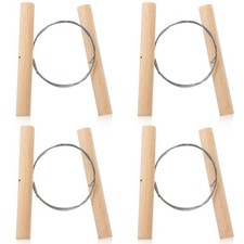 4 Pcs Clay Cutters, Pottery Wire Tools Cheese Cutter wood
