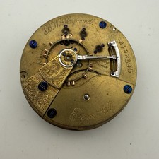 ELGIN B.W. Raymond Pocket Watch Movement Grade 70 18s 15j - For Parts / Repair