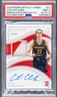 2024 Rookie Royalty WNBA Caitlin Clark Immaculate RC Patch 62/99 PSA 9 AUTO 10