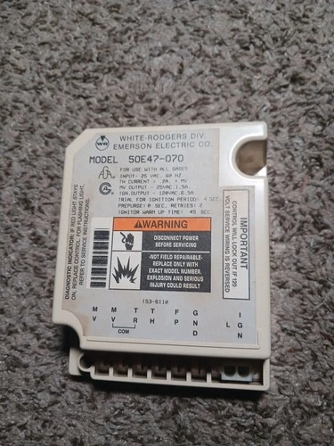 Rodgers Furnace Control Circuit Board 50E47-070 White