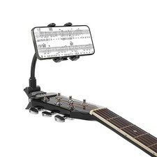 Guitar Phone Holder Headstock Clamp for Mandolin Shelf Music Stand