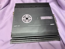 Audiofonics ADF-241 Car Amplifier Slim Thin! Works Great! Ships Free Same Day!