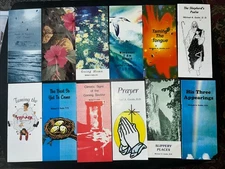 VTG 1990's Lot- 12 Guido Ministries  Inspirational Booklets Religious Pamphlets