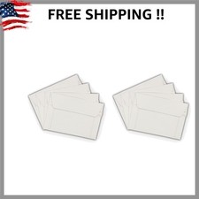 10 6.5 x 4.5 Rigid Photo Mailers Stay Flats White Cardboard Self Seal Envelop...