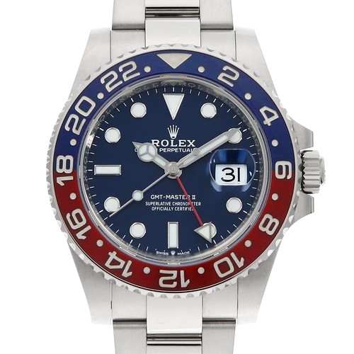 ROLEX GMT Master II 126719BLRO blue Random Number second hand mens