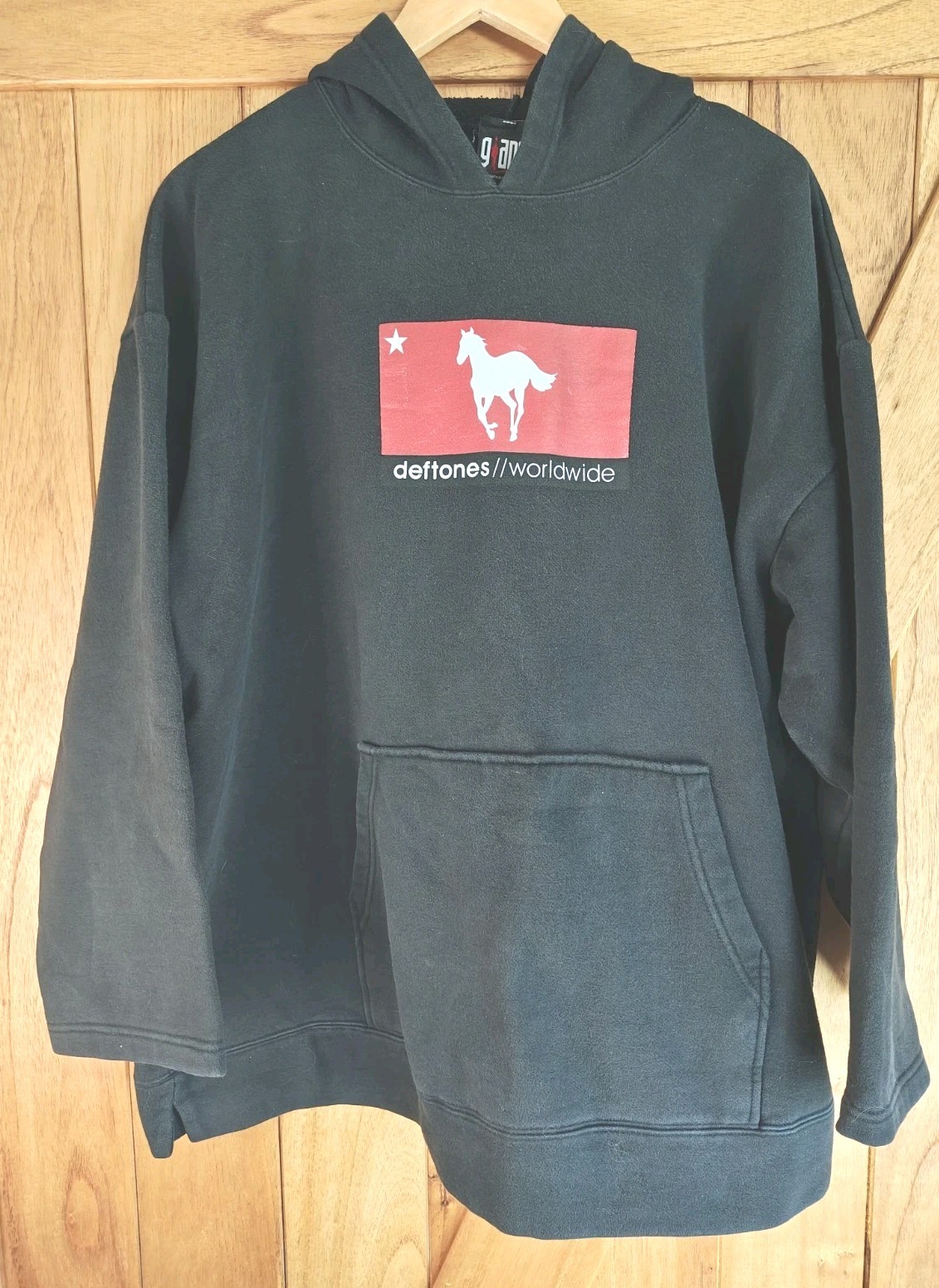 ? Felpa con cappuccio vintage Deftones White Pony XL etichetta gigante anni 90 2000 MOLTO RARA ??