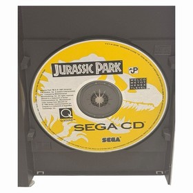 Jurassic Park (Sega CD, 1994) Aut&eacute;ntico CIB Completo con Manual + Tarjeta Reg Probada