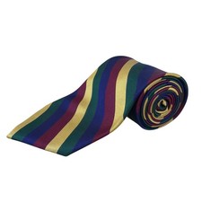 Vintage Brooks Brothers Multicolor Silk Stripe Necktie Approximately 58"x3.25"