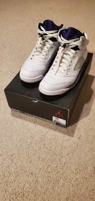 Nike Air Jordan 5 Grape Emerald V Mens Size 11 2013 Release Sneakers