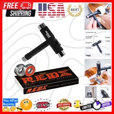 Reds Bearings 8-Pack for Skateboards, Longboards, Scooters, Spinners 8-Pack...