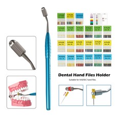 Dental Endodontie File Posterior Root Canal Holder/10 X K/H-File Hand Use