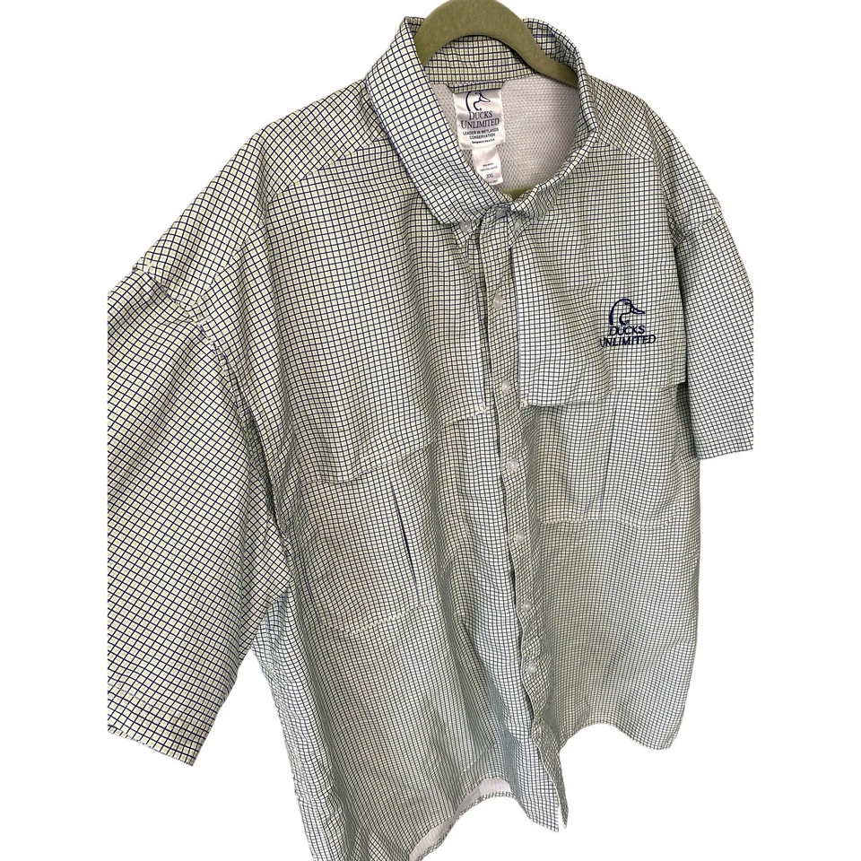 Ducks Unlimited Men's Quick Dry Fishing Vented Guide Camp 2X - Image 3 of 4