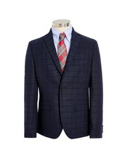 Ralph Lauren Big Boys Husky Classic Fit Pant and Coat, 2 Piece Suit Set 16H