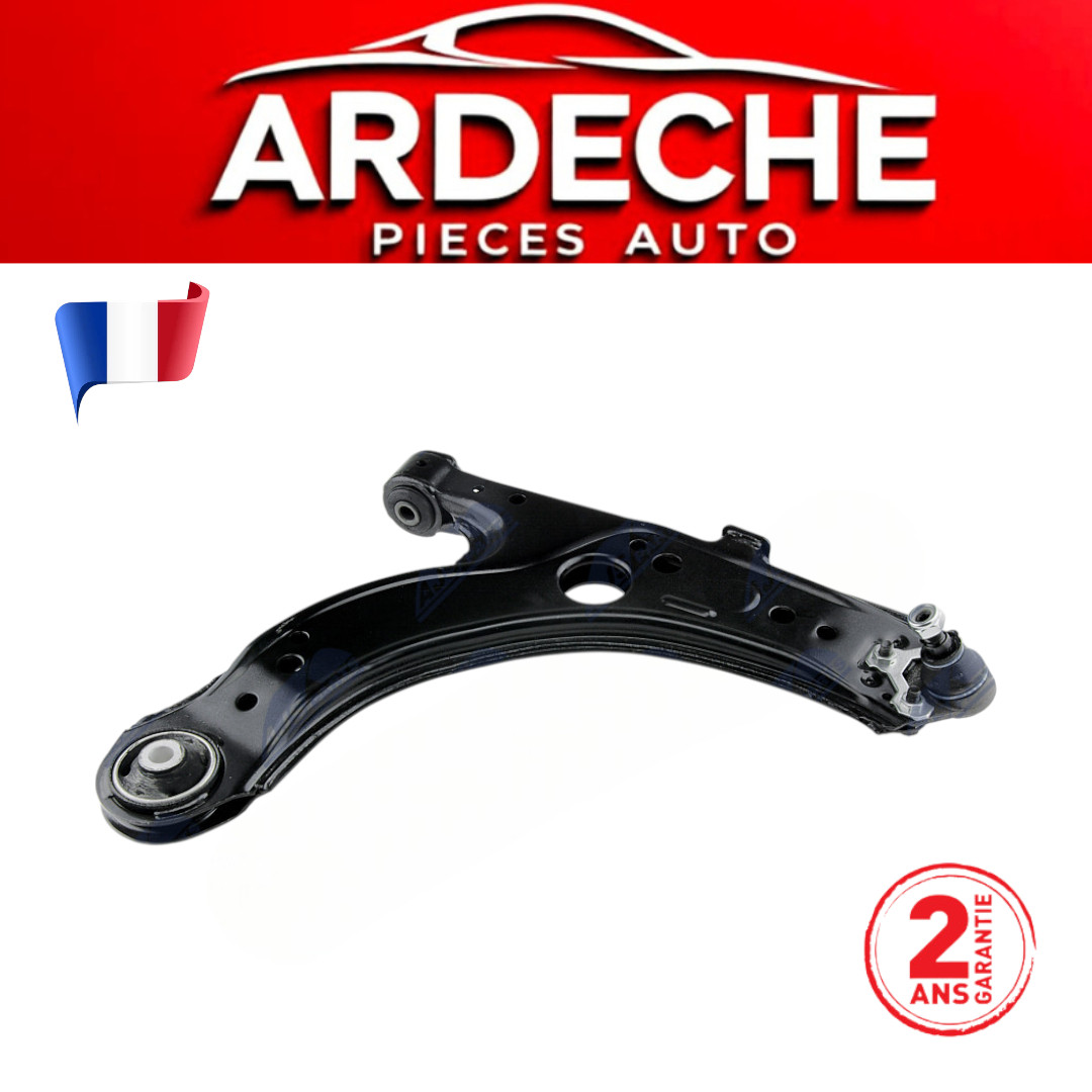 Bras de suspension avant droit pour VW Golf 4 de 1997 à 2008 en acier forgé renforcé
