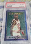 1995-96 Topps Finest Michael Jordan W/Coating Card PSA 8 NM-MT #229