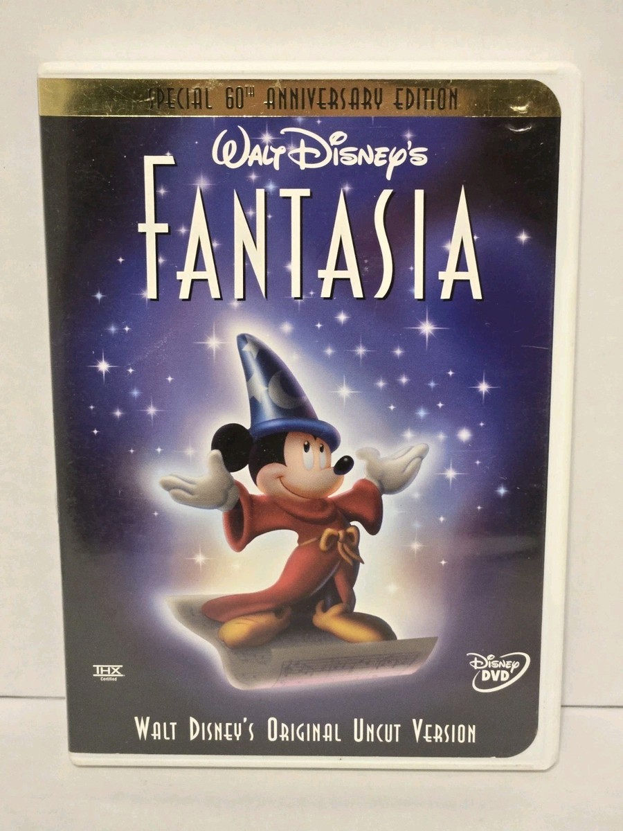 Fantasia DVD Walt Disney Special 60th Anniversary Edition Original