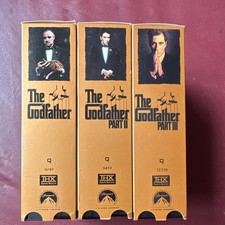 The Godfather Trilogy VHS THX Mastered Paramount Director's Cut Bonus Interviews