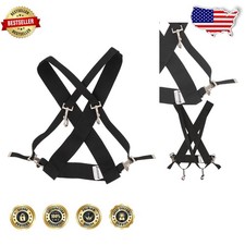 Black Parade Marching Bass Drum Sling LF350B - Durable Nylon, Matte Finish