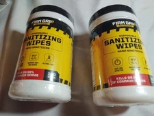 Firm Grip Pro Cleaning Disposable Hand Sanitizing Wipes Lot of 2