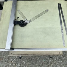 VTG Adjustable MUTOH drafting table W/ drafter Model E2 Japanese Hard To Find