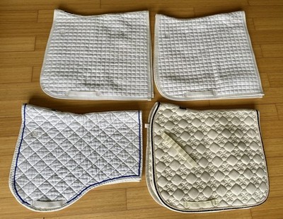 Lot (4) Nice DRESSAGE / Schooling Saddle Pads~TANGO~TOKLAT~INTEC~HIGH POINT