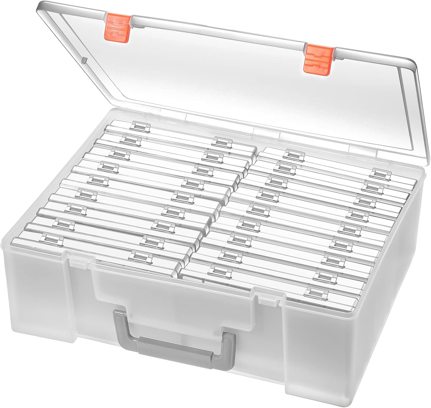 Photo Storage Box 4X6, 18 Inner Extra Large Organizer Acid-Free Photo Keeper Sto