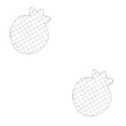 2 stücke Kreative Foto Wand Schmiedeeisen Ananas Gitter DIY Bilderrahmen Wand