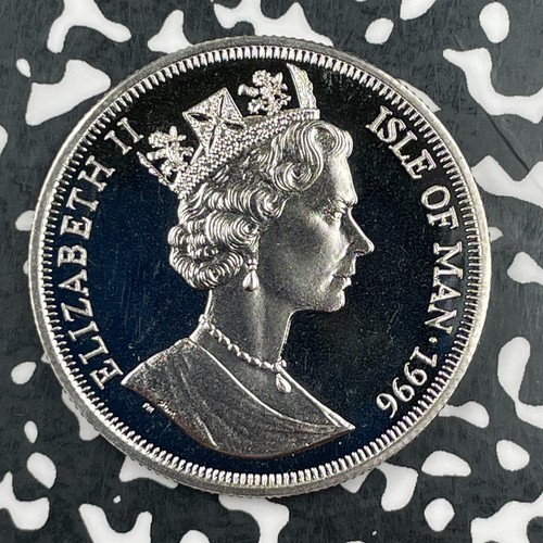 1996 Isle of Man 1 Crown Lot#F7056 KM#567, Olympics