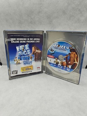 ICE AGE 4 - Voll verschoben Steelbook 3D/2D Blu Ray Film Animation Zeichentrick