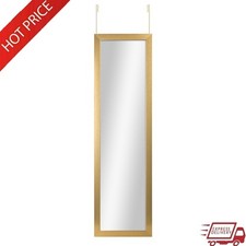 Over-The-Door Full-Length Mirror Space-Saving Easy Installation Dorms Rentals US