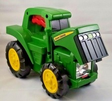 TOMY John Deere Roll N Go Flashlight Toy Tractor LIGHT and SOUND