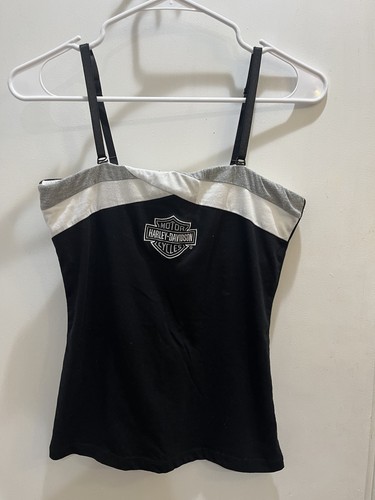 Harley Davidson Y2k Spaghetti Strap Tank Jacksonville Fl Size S Adjustable Strap
